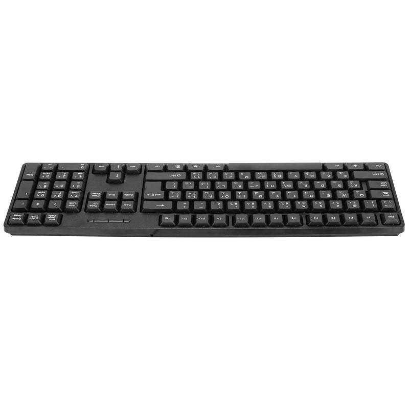 Computer Keyboards Ergonomic Design Durable USB Wired Arabic English Mechanical Keyboard for PC Laptops