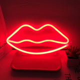 AliExpress LED Neon Lights Bedroom Room Decoration Moon NeonLights USB Battery Dual-Purpose Modeling Lights