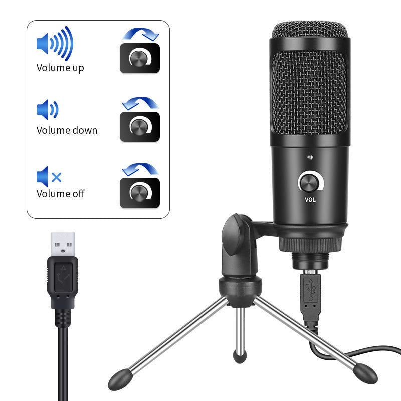 High Sampling Rate Home Computer Game Live K Song Recording USB Condenser Microphone Microphone