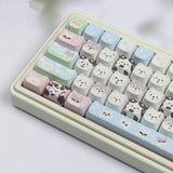 Cute Puppy Full Set PBT Sublimation Key Cap For Keyboards