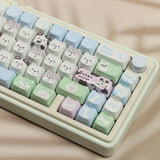 Cute Puppy Full Set PBT Sublimation Key Cap For Keyboards