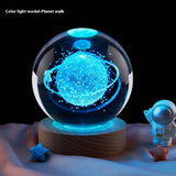 Moon Small Night Lamp Decoration Creative Crystal Ball