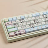 Cute Puppy Full Set PBT Sublimation Key Cap For Keyboards