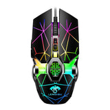 USB Wired Computer Office E-sports Luminous RGB Mechanical Mouse