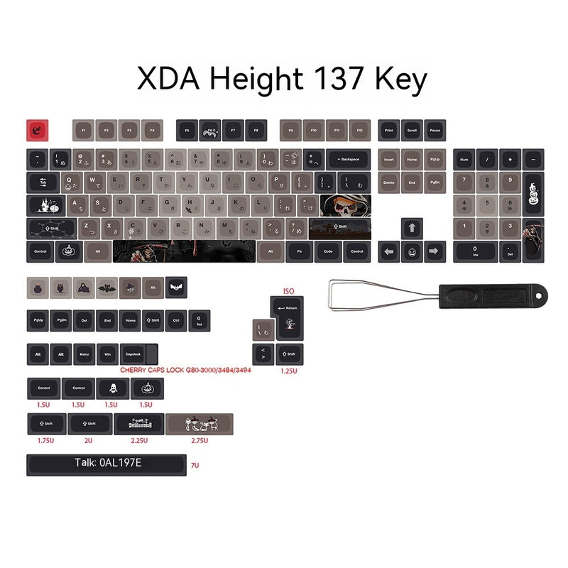 Five-sided Sublimation Key Cap For Keyboards