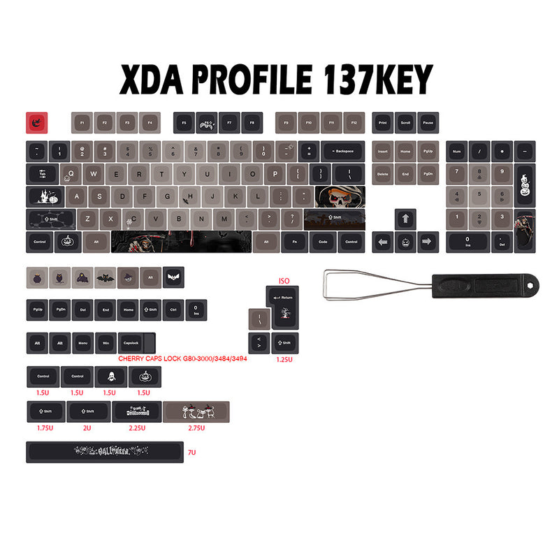 Five-sided Sublimation Key Cap For Keyboards