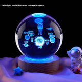 Moon Small Night Lamp Decoration Creative Crystal Ball