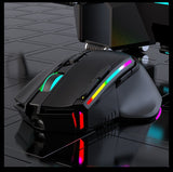 Rechargeable Wireless Gaming Mouse E-sports RGB Colorful