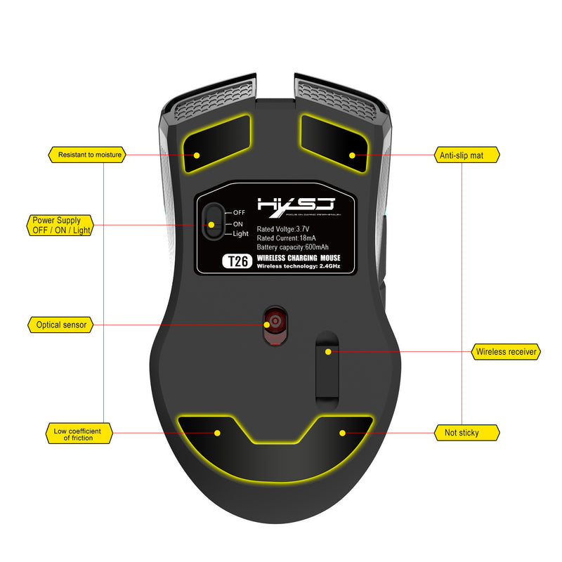 TYPE-C Interface Seven-button Gaming RGB Luminous Mouse