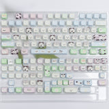 Cute Puppy Full Set PBT Sublimation Key Cap For Keyboards