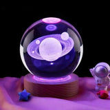 Moon Small Night Lamp Decoration Creative Crystal Ball