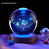 Moon Small Night Lamp Decoration Creative Crystal Ball