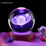 Moon Small Night Lamp Decoration Creative Crystal Ball